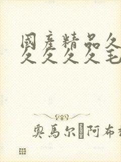 国产精品久久久久久久久毛片