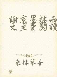 谢京墨林雨菲全文免费阅读