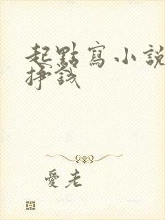 起点写小说怎么挣钱