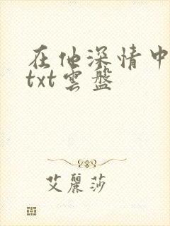 在他深情中陨落txt云盘