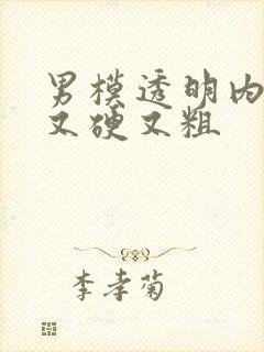 男模透明内裤里又硬又粗