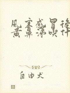 风寒感冒后期流黄鼻涕吃什么药