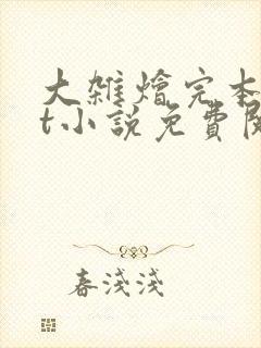 大杂烩完本txt小说免费阅读