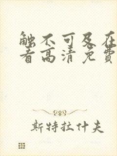 触不可及在线观看高清免费