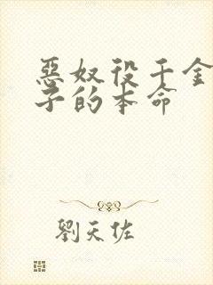 恶奴役千金是王子的本命封面