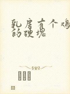 乳房有个鸡蛋大的硬块