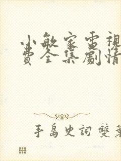 小敏家电视剧免费全集剧情