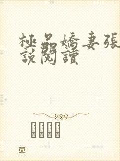 极品娇妻张妍小说阅读