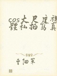 cos大尺度裸体私拍写真