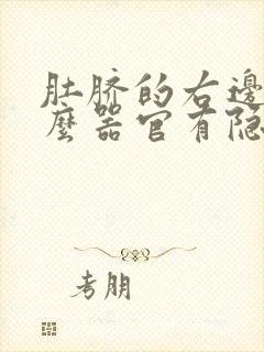 肚脐的右边是什么器官有隐隐的疼