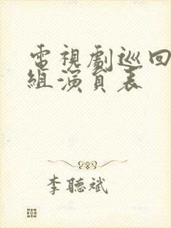 电视剧巡回检查组演员表