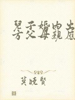 儿子婚内出轨男方父母亲应该怎么办封面