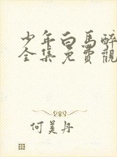 少年白马醉春风全集免费观看在线封面