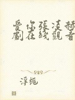 爱你张凌赫电视剧在线观看完整版免费观看