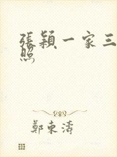 张颖一家三口合照