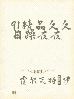 91精品久久日日躁夜夜封面