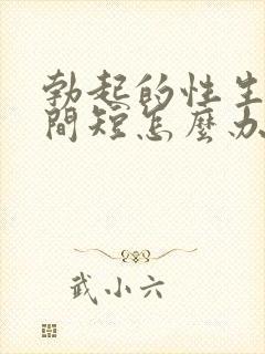 勃起的性生活时间短怎么办