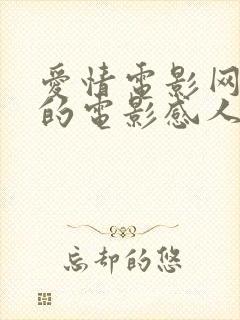 爱情电影网好看的电影感人的电影