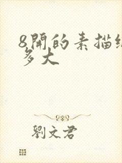 8开的素描纸有多大