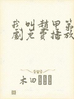 我叫赵甲第电视剧免费播放观看