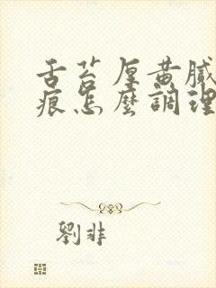 舌苔厚黄腻有齿痕怎么调理封面