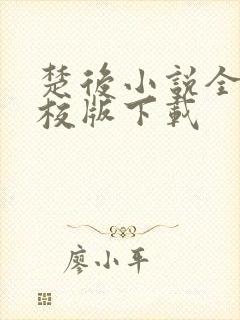 楚后小说全集精校版下载封面