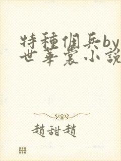 特种佣兵by一世华裳小说全文免费阅读未删减