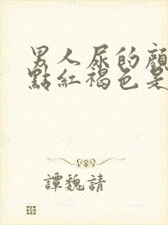 男人尿的颜色有点红褐色是什么原因