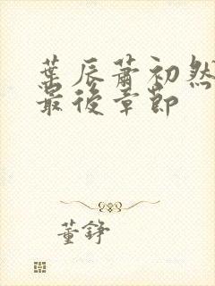 叶辰萧初然最新最后章节