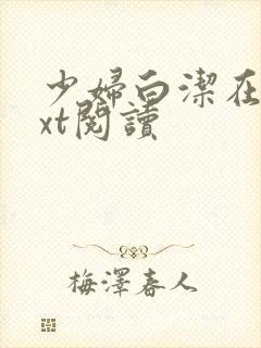 少妇白洁在线txt阅读