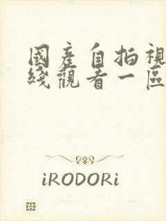 国产自拍视频在线观看一区封面