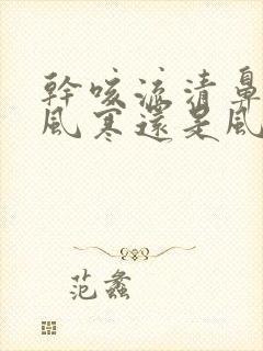 干咳流清鼻涕是风寒还是风热