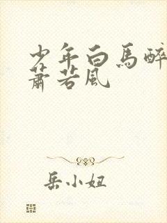 少年白马醉春风萧若风
