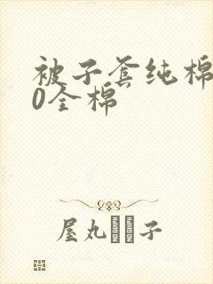 被子套纯棉100全棉