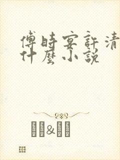 傅时宴许清欢是什么小说