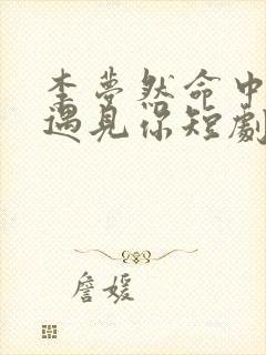 李梦然命中注定遇见你短剧免费观看