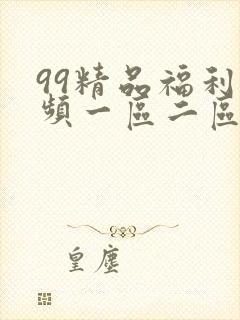 99精品福利视频一区二区