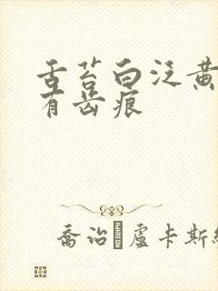 舌苔白泛黄舌边有齿痕