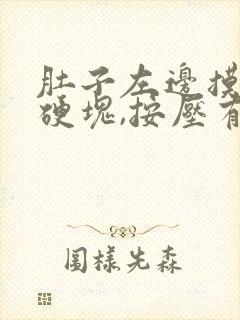 肚子左边摸着有硬块,按压有点疼