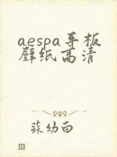 aespa平板壁纸高清