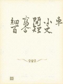 细写开小车车的百合短文