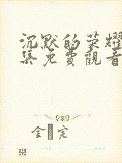 沉默的荣耀40集免费观看封面