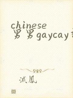 chinese男男gaycay视频