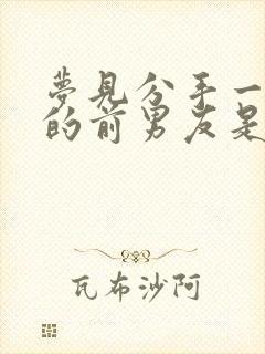 梦见分手一年多的前男友是怎么回事