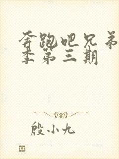 奔跑吧兄弟第八季第三期