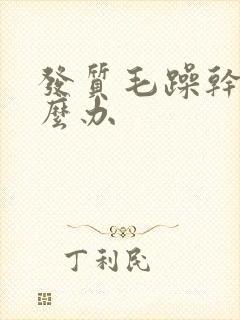 发质毛躁干枯怎么办