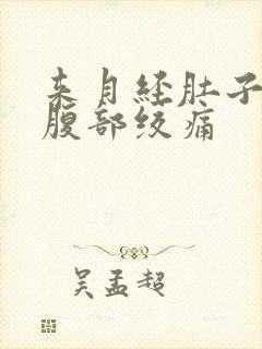 来月经肚子胀气腹部绞痛