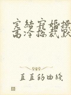 完结宠婚撩人:高冷总裁默默爱 小说