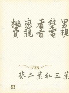 桃恋者双男主免费观看电视剧