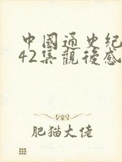 中国通史纪录片42集观后感